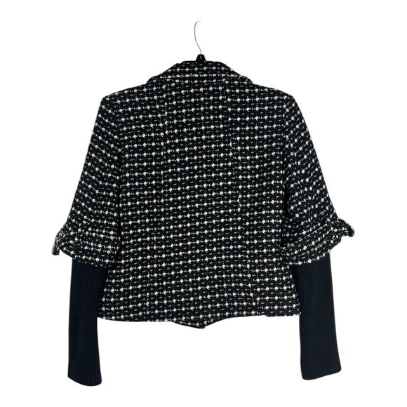 G.E.T. Equipment General Technique Black Wool Jacket Women’s Large Winter Coat - Picture 2 of 10